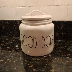 Rae dunn dog treat canister